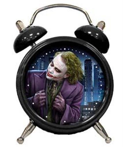 BATMAN DARK KNIGHT RELOJ DESPERTADOR 8CM JOKER BATMAN DARK KNIGHT RELOJ DESPERTADOR 8CM JOKER