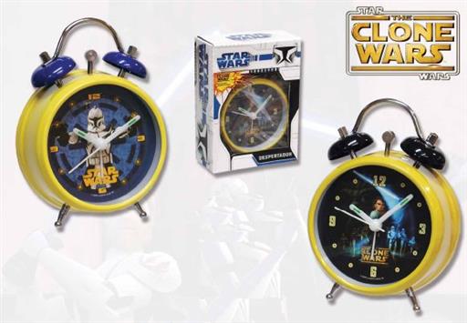 STAR WARS CLONE WARS DESPERTADOR CAMPANAS PEQUEÑO STAR WARS CLONE WARS DESPERTADOR CAMPANAS PEQUEÑO
