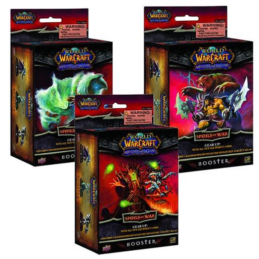 WORLD OF WARCRAFT MINIATURES - SPOILS OF WAR BOOSTER WORLD OF WARCRAFT MINIATURES - SPOILS OF WAR BOOSTER