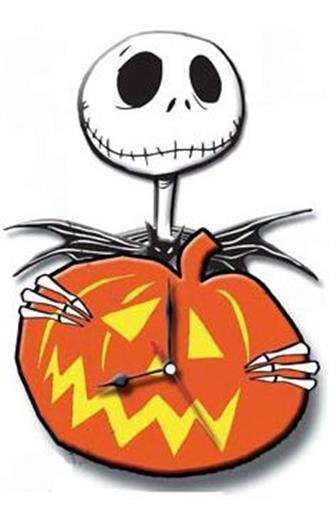 NBX RELOJ CON PENDULO PUMPKIN JACK NBX RELOJ CON PENDULO PUMPKIN JACK