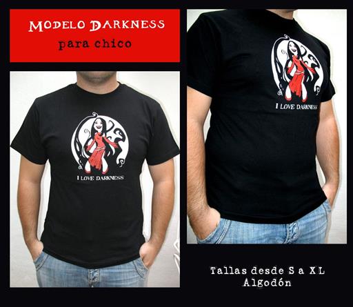SUCCUBUS KISS CAMISETA DARKNESS CHICO MC SUCCUBUS KISS CAMISETA DARKNESS CHICO MC