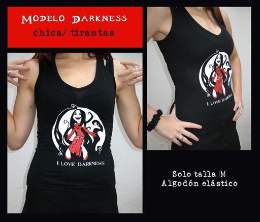 SUCCUBUS KISS CAMISETA DARKNESS CHICA TIRANTES