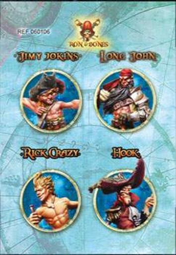 RON & BONES: KIT DE CARTAS (060022-24-HOOK)