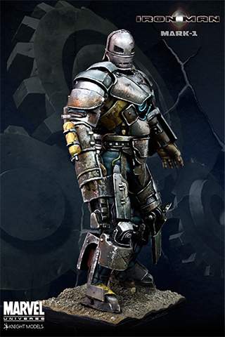 KNIGHT MODELS: IRON MAN MARK-1 ED LIMITADA DELUXE