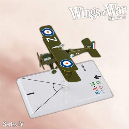WINGS OF WAR MINIATURES SERIE 4 - RAF SE5A (BISHOP)
