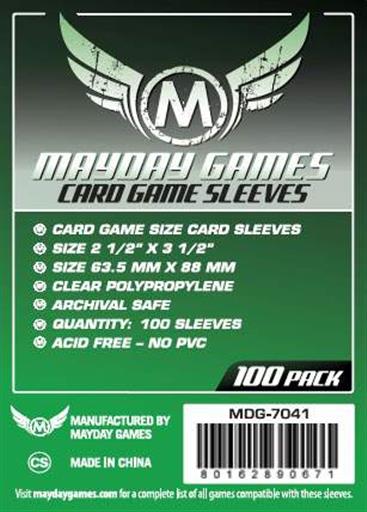 FUNDAS MAYDAY CARD GAME 63,5MM X 88MM (100) FUNDAS MAYDAY CARD GAME 63,5MM X 88MM (100)