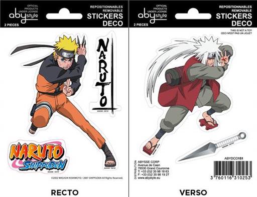 NARUTO MINI PEGATINAS 16x11CM NARUTO JIRAIYA NARUTO MINI PEGATINAS 16x11CM NARUTO JIRAIYA