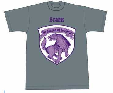 CANCION DE HIELO Y FUEGO CAMISETA STARK M