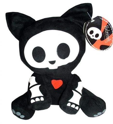 SKELANIMALS SERIE 2 - KIT (GATO) PELUCHE 23CM