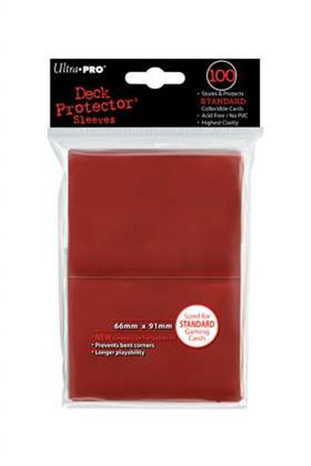 DECK PROTECTOR ULTRA PRO ROJO - BOLSA DE 100 FUNDAS - 66x91MM DECK PROTECTOR ULTRA PRO ROJO - BOLSA DE 100 FUNDAS - 66x91MM