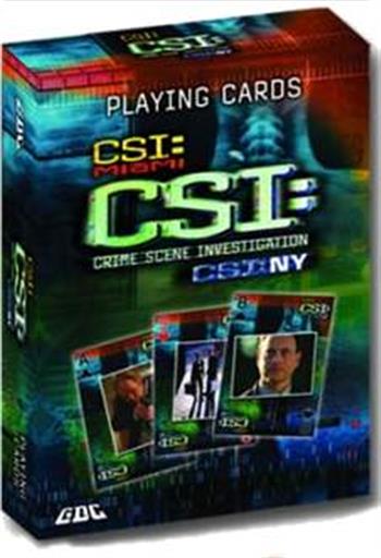 CSI BARAJA POKER PERSONAJES 3 CSI BARAJA POKER PERSONAJES 3