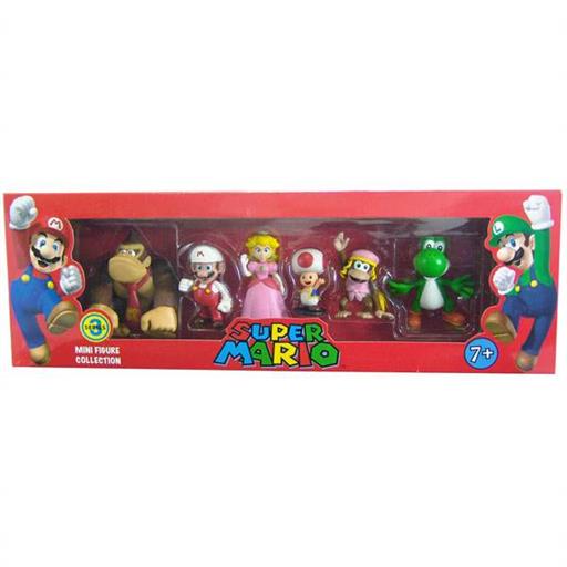 SUPER MARIO PACK 6 MINI FIGURAS WAVE 3 SUPER MARIO PACK 6 MINI FIGURAS WAVE 3
