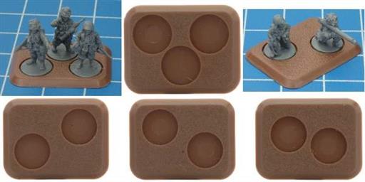 FOW SMALL BASES (WITH FIGURE HOLES) FOW SMALL BASES (WITH FIGURE HOLES)