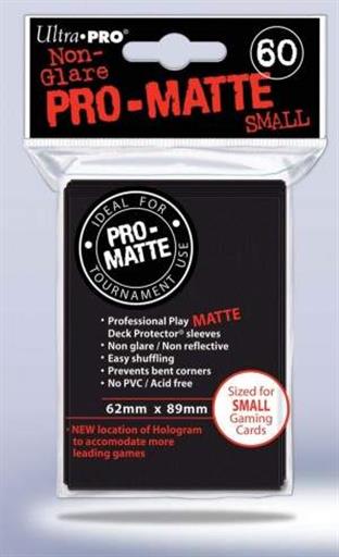 YU-GI-OH FUNDA ULTRA PRO MATTE BLACK (60) YU-GI-OH FUNDA ULTRA PRO MATTE BLACK (60)