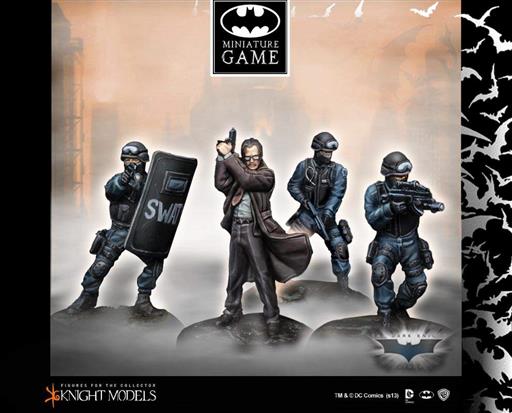 BATMAN MINIATURE GAME: COMMISSIONER GORDON & SWAT TEAM BATMAN MINIATURE GAME: COMMISSIONER GORDON & SWAT TEAM