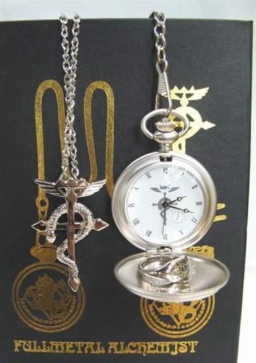 FULLMETAL ALCHEMIST SET RELOJ + ANILLO + COLGANTE FULLMETAL ALCHEMIST SET RELOJ + ANILLO + COLGANTE
