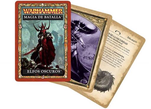 CARTAS DE MAGIA WARHAMMER: ELFOS OSCUROS CARTAS DE MAGIA WARHAMMER: ELFOS OSCUROS