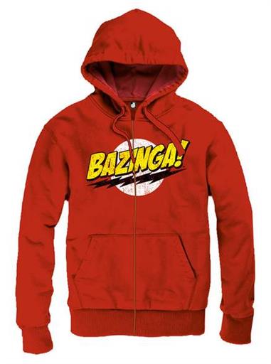 THE BIG BANG THEORY SUDADERA CAPUCHA BAZINGA ROJA M THE BIG BANG THEORY SUDADERA CAPUCHA BAZINGA ROJA M
