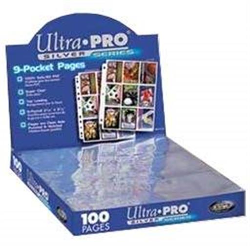 ULTRA PRO CAJA 100 HOJAS 9 BOLSILLOS SILVER SERIES ULTRA PRO CAJA 100 HOJAS 9 BOLSILLOS SILVER SERIES