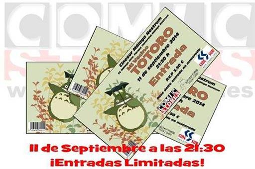 ENTRADA CINE MI VECINO TOTORO 110914 21:30h ENTRADA CINE MI VECINO TOTORO 110914 21:30h