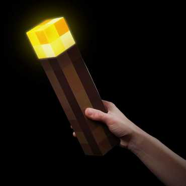 MINECRAFT REPLICA ANTORCHA CON LUZ MINECRAFT REPLICA ANTORCHA CON LUZ
