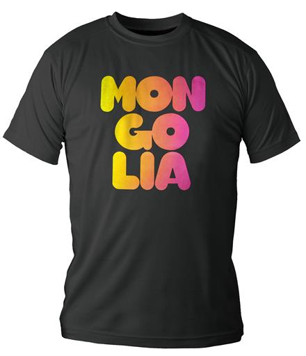 REVISTA MONGOLIA LOGO CAMISETA NEGRA CHICO T-XL REVISTA MONGOLIA LOGO CAMISETA NEGRA CHICO T-XL