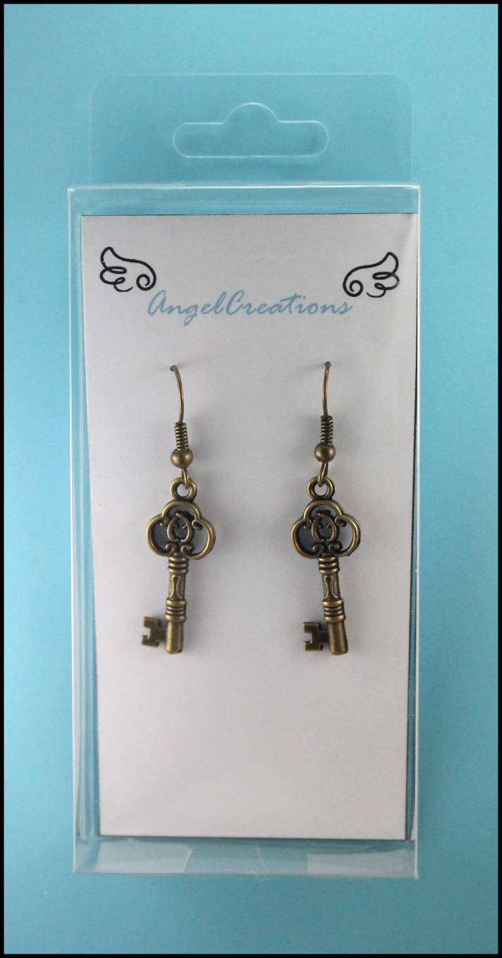 ANGEL CREATIONS PAR PENDIENTES LLAVE ANGEL CREATIONS PAR PENDIENTES LLAVE