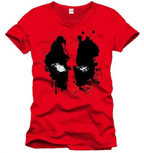 DEADPOOL CAMISETA SPLASH HEAD XL DEADPOOL CAMISETA SPLASH HEAD XL