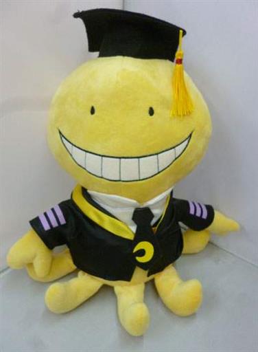 ASSASSINATION CLASROOM PELUCHE 30CM LOGO CON BIRRETE ASSASSINATION CLASROOM PELUCHE 30CM LOGO CON BIRRETE