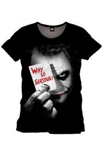 BATMAN CAMISETA WHY SO SERIOUS T-M BATMAN CAMISETA WHY SO SERIOUS T-M