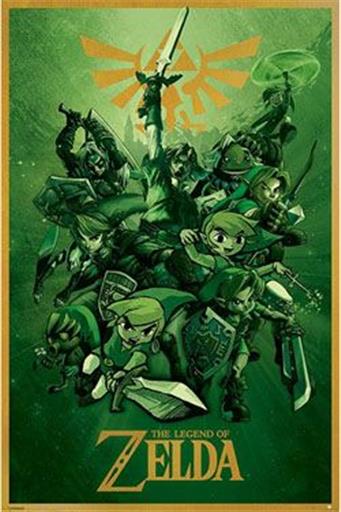 THE LEGEND OF ZELDA POSTER LINK 61 x 91 CM THE LEGEND OF ZELDA POSTER LINK 61 x 91 CM