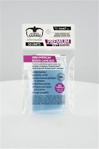 ULTIMATE GUARD PREMIUM SLEEVES FUNDAS CARTAS JUEGO MESA MINI AMERICAN (50) ULTIMATE GUARD PREMIUM SLEEVES FUNDAS CARTAS JUEGO MESA MINI AMERICAN (50)