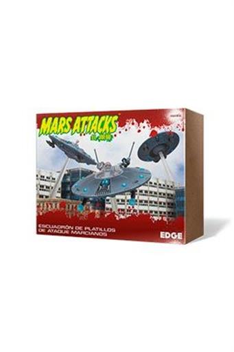 MARS ATTACKS: ESCUADRON DE PLATILLOS DE ATAQUE MARCIANOS MARS ATTACKS: ESCUADRON DE PLATILLOS DE ATAQUE MARCIANOS