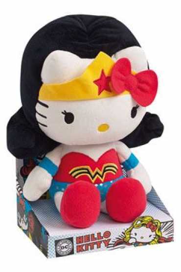 HELLO KITTY PELUCHE WONDERWOMAN 27 CM DC HELLO KITTY PELUCHE WONDERWOMAN 27 CM DC