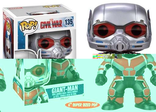 CAPITAN AMERICA CIVIL WAR FIG 15CM POP GIANT MAN CAPITAN AMERICA CIVIL WAR FIG 15CM POP GIANT MAN