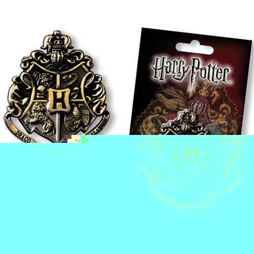 HARRY POTTER PIN HOGWARTS CREST 4CM HARRY POTTER PIN HOGWARTS CREST 4CM