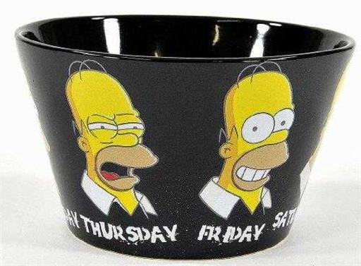 SIMPSONS BOWL 500ML DAILY HOMER SIMPSONS BOWL 500ML DAILY HOMER