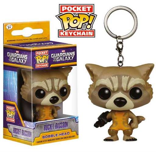 GUARDIANES DE LA GALAXIA LLAVERO POCKET POP VINYL ROCKET RACCOON 4CM GUARDIANES DE LA GALAXIA LLAVERO POCKET POP VINYL ROCKET RACCOON 4CM