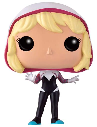 SPIDER-GWEN UNMASKED POP VINYL FIG 9CM SPIDER-GWEN UNMASKED POP VINYL FIG 9CM