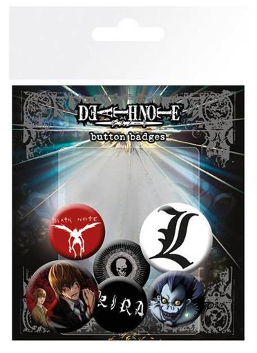 DEATH NOTE PACK 6 CHAPAS MIX DEATH NOTE PACK 6 CHAPAS MIX