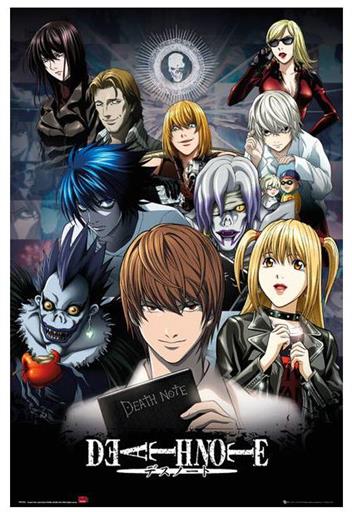 POSTER DEATH NOTE COLLAGE 61 X 91 CM POSTER DEATH NOTE COLLAGE 61 X 91 CM