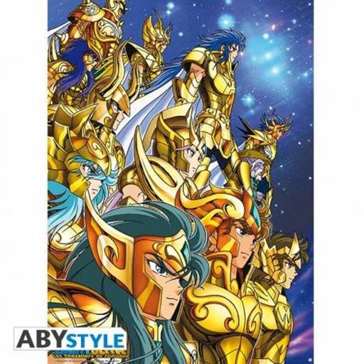 POSTER SAINT SEIYA CHEVALIERS D´OR 52 x 38 CM POSTER SAINT SEIYA CHEVALIERS D´OR 52 x 38 CM