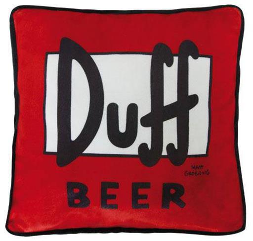 LOS SIMPSON DUFF BEER ALMOHADA LOGO 40 LOS SIMPSON DUFF BEER ALMOHADA LOGO 40