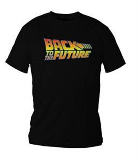 REGRESO AL FUTURO CAMISETA NEGRA CHICO LOGO COLOR T-L REGRESO AL FUTURO CAMISETA NEGRA CHICO LOGO COLOR T-L