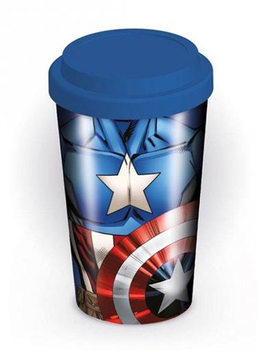 CAPITAN AMERICA TORSO TAZA VIAJE MARVEL COMICS CAPITAN AMERICA TORSO TAZA VIAJE MARVEL COMICS