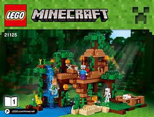 LEGO MINECRAFT LA CASA DEL ARBOL EN LA JUNGLA LEGO MINECRAFT LA CASA DEL ARBOL EN LA JUNGLA
