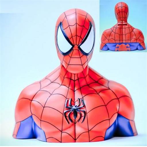 SPIDERMAN BUSTO HUCHA 22 CM SPIDERMAN BUSTO HUCHA 22 CM