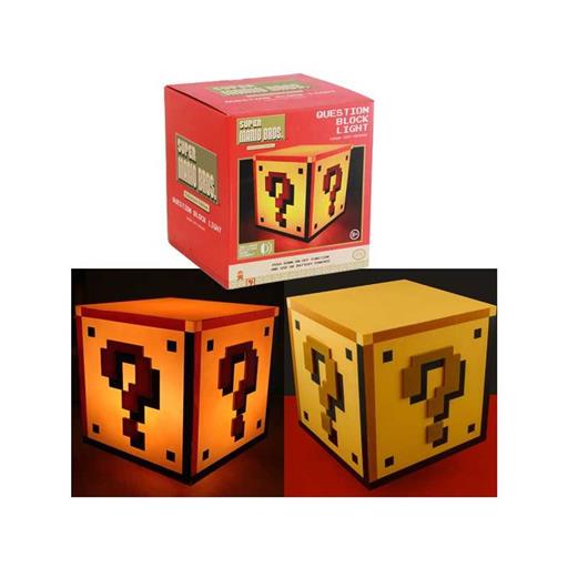NINTENDO LAMPARA USB SUPER MARIO BROS QUESTION BLOCK NINTENDO LAMPARA USB SUPER MARIO BROS QUESTION BLOCK