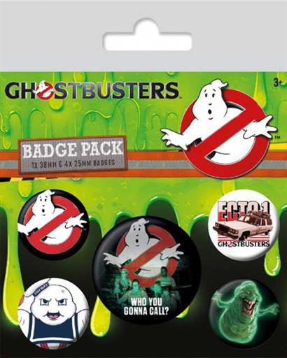 LOS CAZAFANTASMAS PACK 5 CHAPAS WHO YOU GONNA CALL LOS CAZAFANTASMAS PACK 5 CHAPAS WHO YOU GONNA CALL
