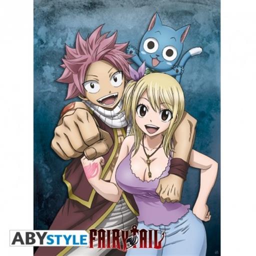 POSTER FAIRY TAIL LUCY NATSU Y HAPPY 52 x 38 CM POSTER FAIRY TAIL LUCY NATSU Y HAPPY 52 x 38 CM